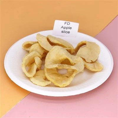 Những lát táo khô đông lạnh